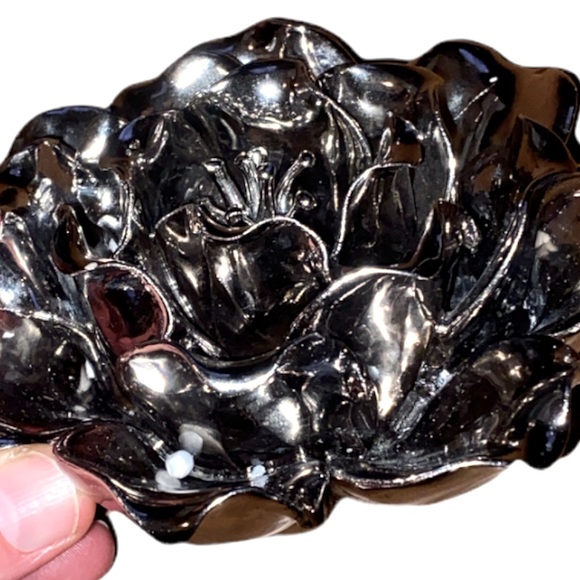 💎RARE!💎 Beautiful Vintage MCM Chrome Paperweight/Table Decor - Picture 7 of 8